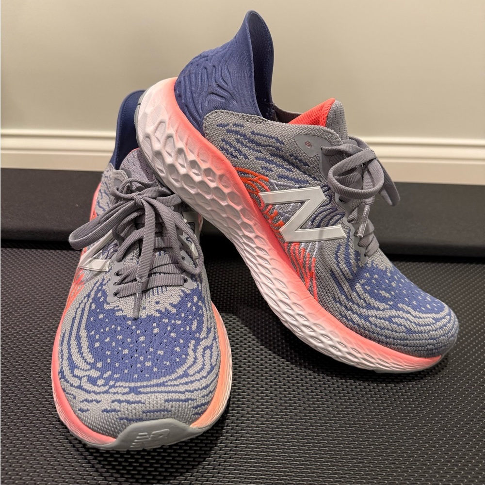 New Balance Women's Blue and Coral Athletic Shoes
